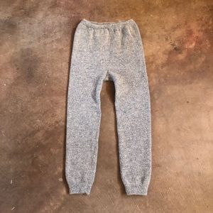 Hand knit beautiful heirloom quality wool leggings